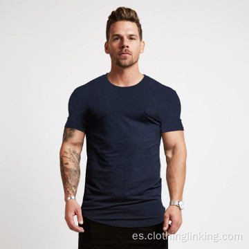 Camiseta musculosa de manga corta para hombre